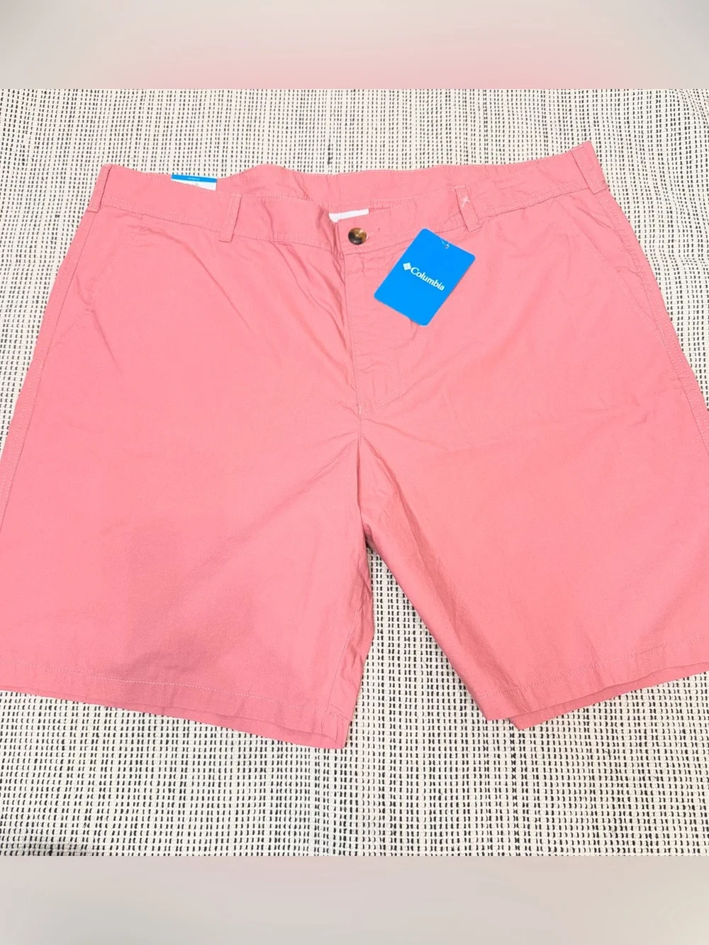 Columbia mens Washed out chino shorts flat shorts size 40 ins8”